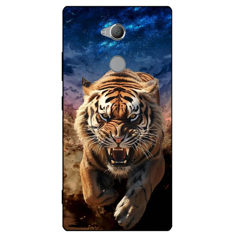 کاور مگافون طرح ببر مدل 7454 مناسب برای گوشی موبایل سونی Xperia L2 