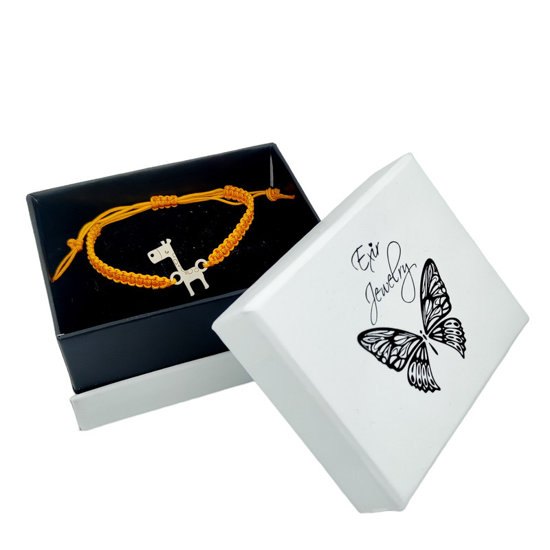 دستبند نقره زنانه مدل زرافه