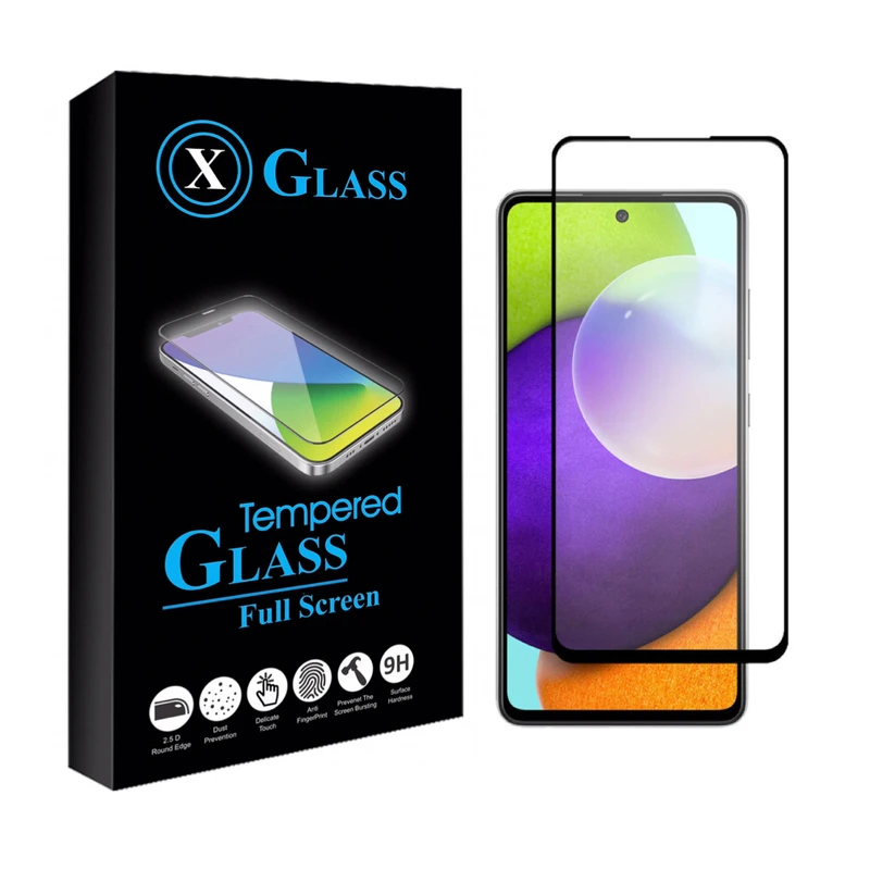 محافظ صفحه نمایش ایکس گلس مدل فول مناسب برای گوشی موبایل سامسونگ GALAXY A52