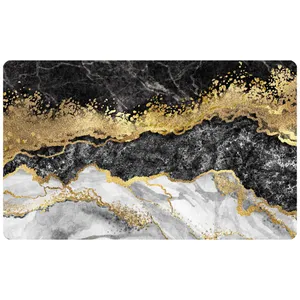 پادری مدل سه لایه رویه مخمل طرح سنگ کد S263 سایز 75x45 سانتی متر