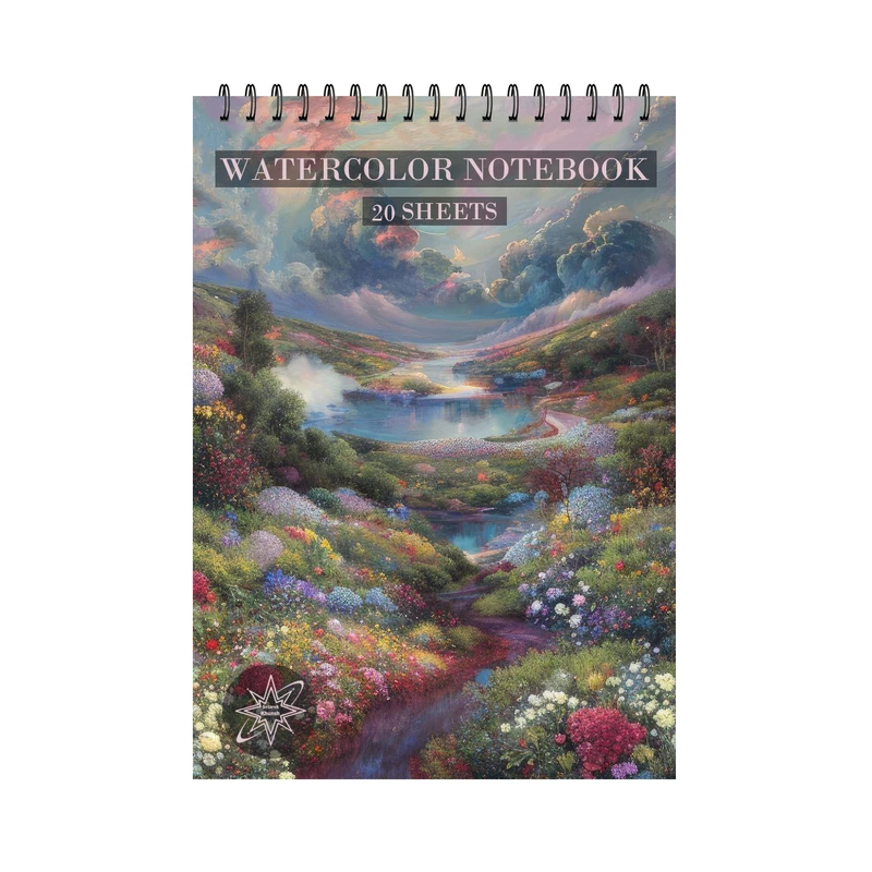 دفتر نقاشی 20 برگ ستاره خونه مدل دشت کد a4