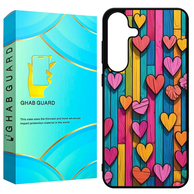 کاور قاب گارد طرح قلب مدل GCHPS24 مناسب برای گوشی موبایل سامسونگ Galaxy S24