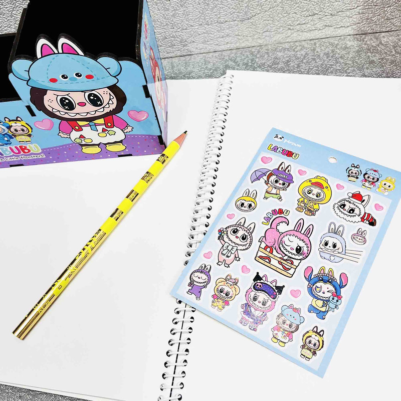 بسته لوازم تحریر مدل لبوبو مجموعه 3 عددی