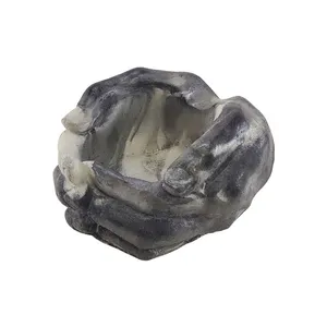 گلدان سنگی طرح دست رگه دار کد R-218