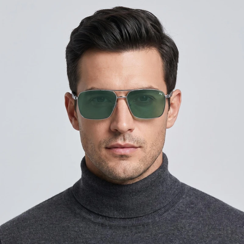 عینک آفتابی خلبانی (Aviator) مردانه آلبرت وگ مدل 6307C98P131 Polarized Avantgarde Visionary