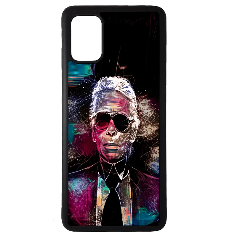 کاور طرح کارل لاگرفیلد مناسب برای گوشی موبایل سامسونگ galaxy a31