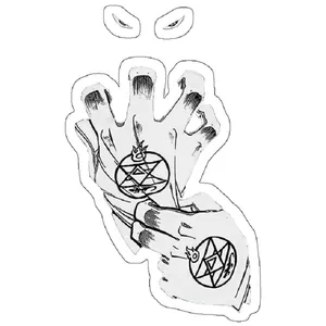 استیکر لپ تاپ مدل The Flame Alchemist