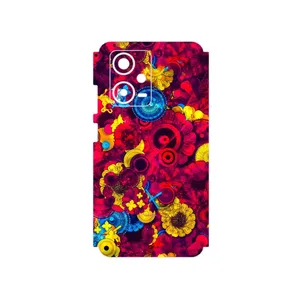 MAHOOT Vector Flower Garden Digital Art Cover Sticker for Xiaomi Redmi Note 12 Pro Plus