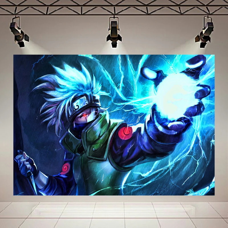 تابلو شاسی طرح انیمه مدل Kakashi Hatake کد AR633