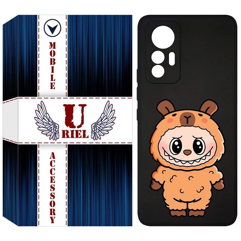 کاور یوریل قاب مدل KSH کد 110 طرح عروسک لبوبو مناسب برای گوشی موبایل شیائومی 12 Lite