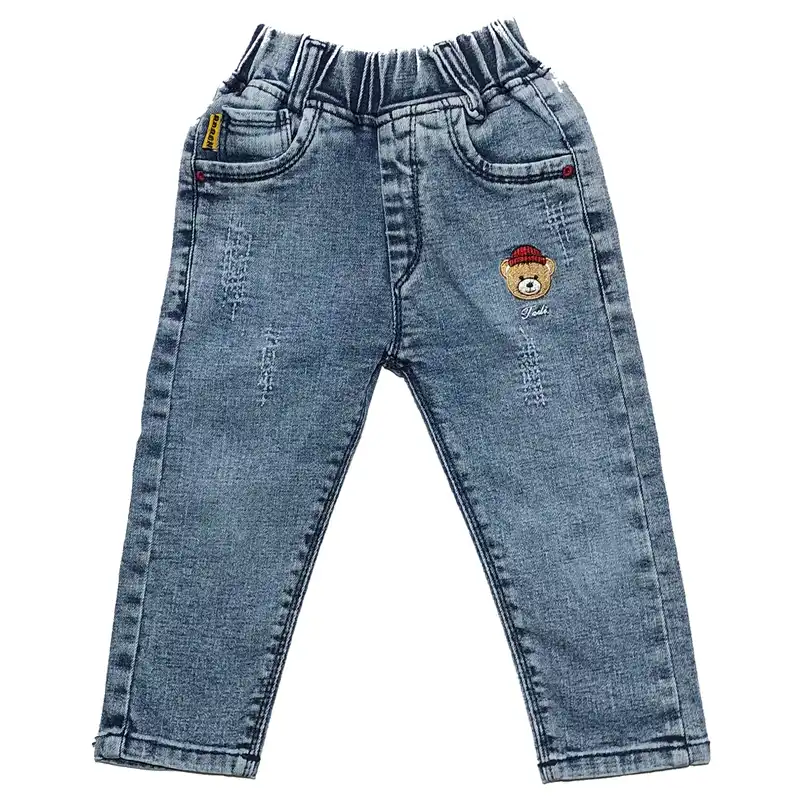 شلوار جین بچگانه مدل خرس کد 10005