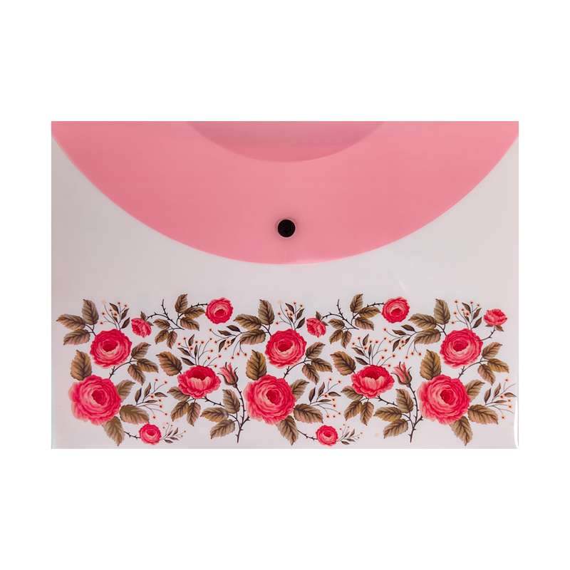 پوشه دکمه دار پیلاوران مدل فانتزی جیب دار طرح گل کد 08