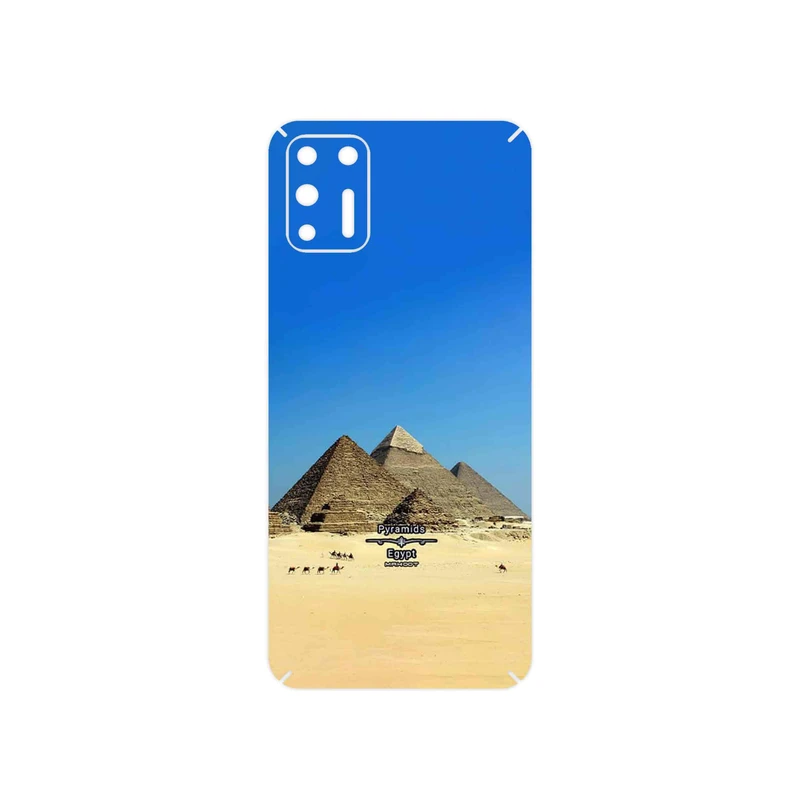 برچسب پوششی ماهوت مدل Pyramids of Egypt مناسب برای گوشی موبایل موتورولا Moto G9 Plus