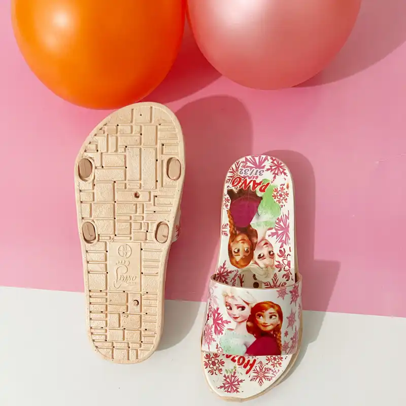 دمپایی دخترانه مدل ملکه یخی کد 827