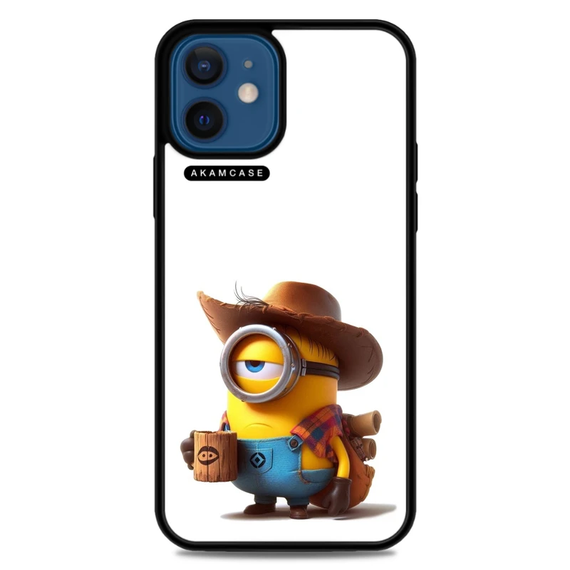 کاور آکام مدل AMC-WA12M-MINIONS16 مناسب برای گوشی موبایل اپل iPhone 12 Mini