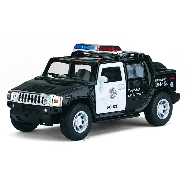ماشین بازی کینزمارت مدل هامر پلیس 2005 Hummer H2 SUT (Police) کد KT5097P