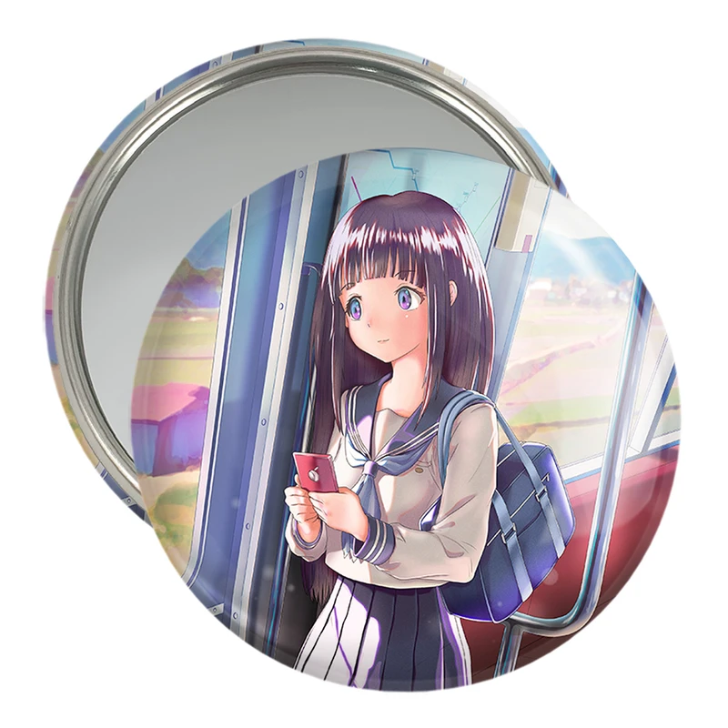 آینه جیبی خندالو مدل چیتاندا انیمه هیوکا Hyouka  کد 17061