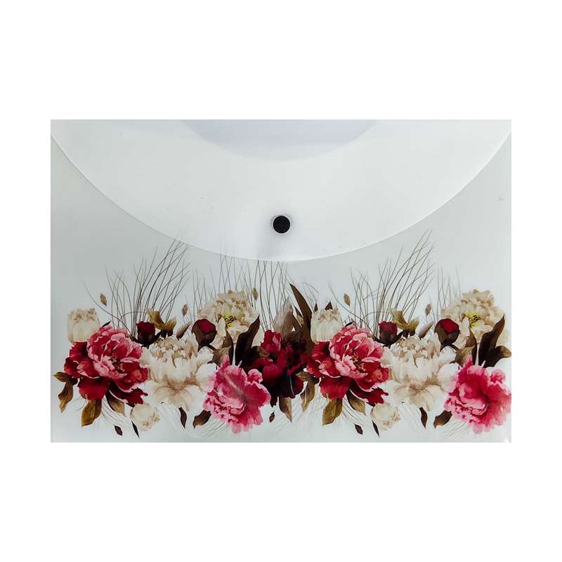 پوشه دکمه دار پیلاوران مدل فانتزی جیب دار طرح گل کد 05