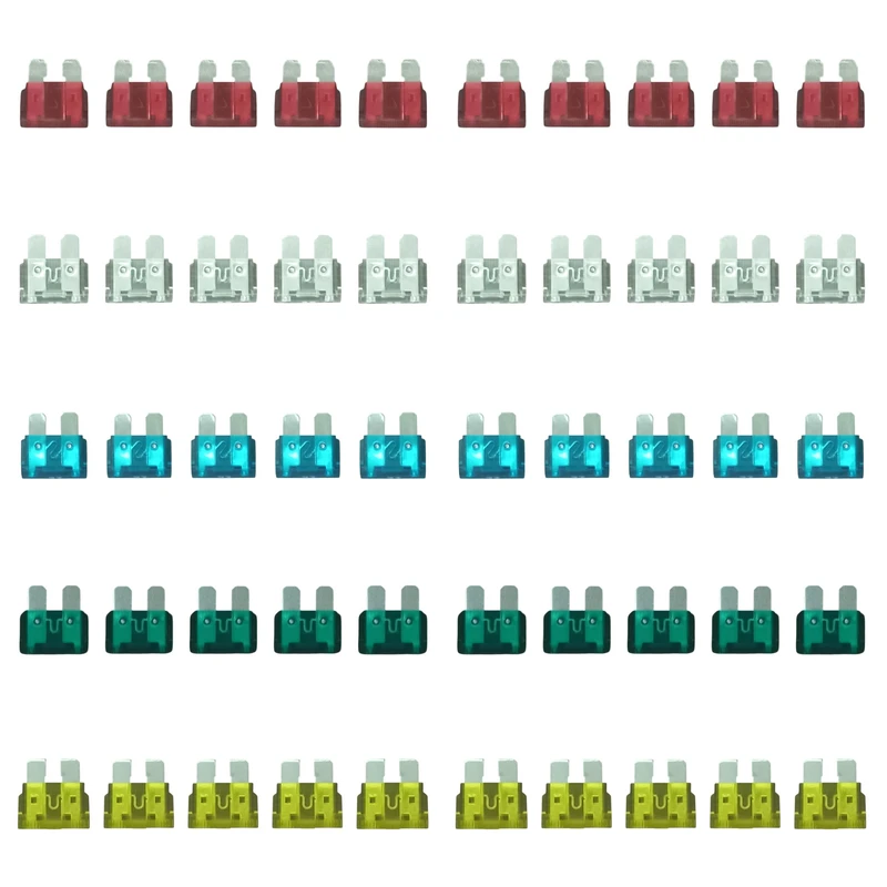 فیوز 2 پایه خودرو بوف مدل FLOSSER مجموعه 50 عددی