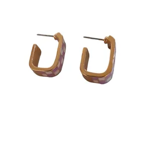 گوشواره زنانه مدل چهار خانه