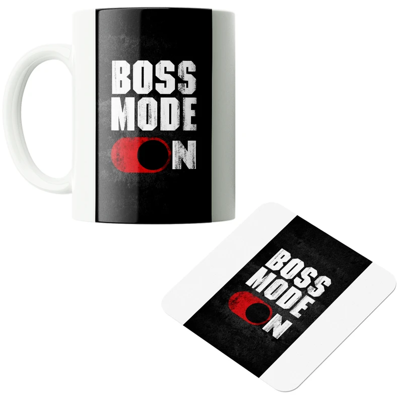 ماگ پاد آفرین مدل مدیر رییس سرپرست کسب و کار بیزینس کد PZ469 به همراه زیرلیوانی