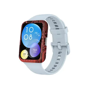 برچسب ماهوت طرح Red_Printed_Circuit_Board مناسب برای ساعت هوشمند هوآوی Watch Fit 2