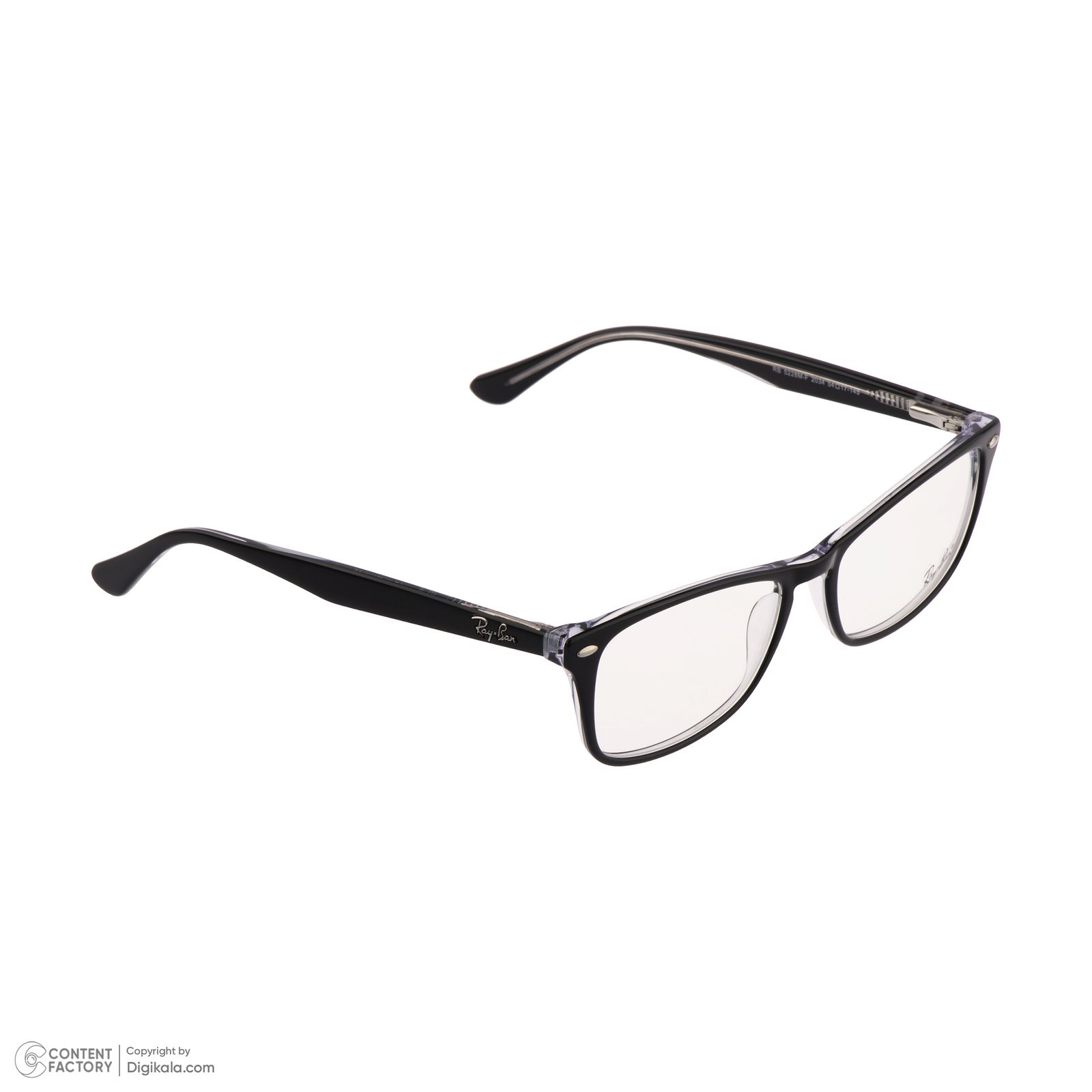 فریم عینک طبی مستطیلی ری بن مدل 0RB5228M-F-2034 مناسب برای صورت بیضی، قلب، گرد و مثلث -  - 4