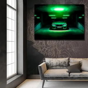 تابلو شاسی طرح ماشین مدل BMW green
