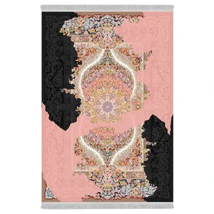 فرش پارچه‌ای دفه مدل فرشینه طرح مدرن کد 837