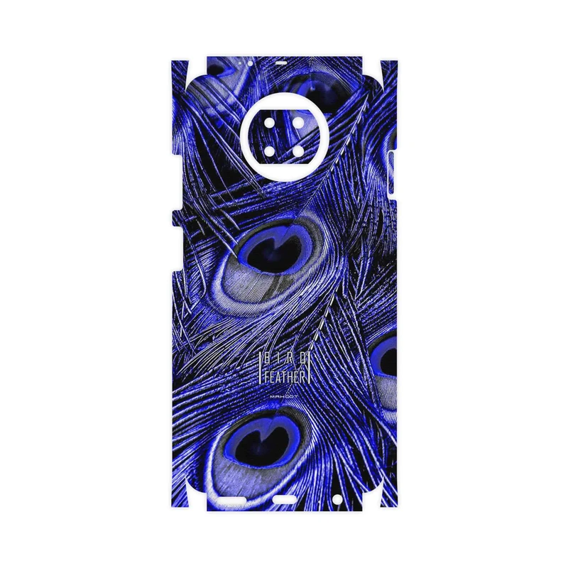 برچسب پوششی ماهوت مدل Purple Feather-FullSkin مناسب برای گوشی موبایل شیائومی Redmi Note 9T