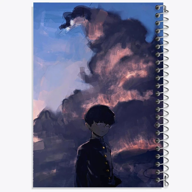 دفتر مشق 100 برگ خندالو طرح شییکو انیمه موب سایکو Mob Psycho 100 کد 24439