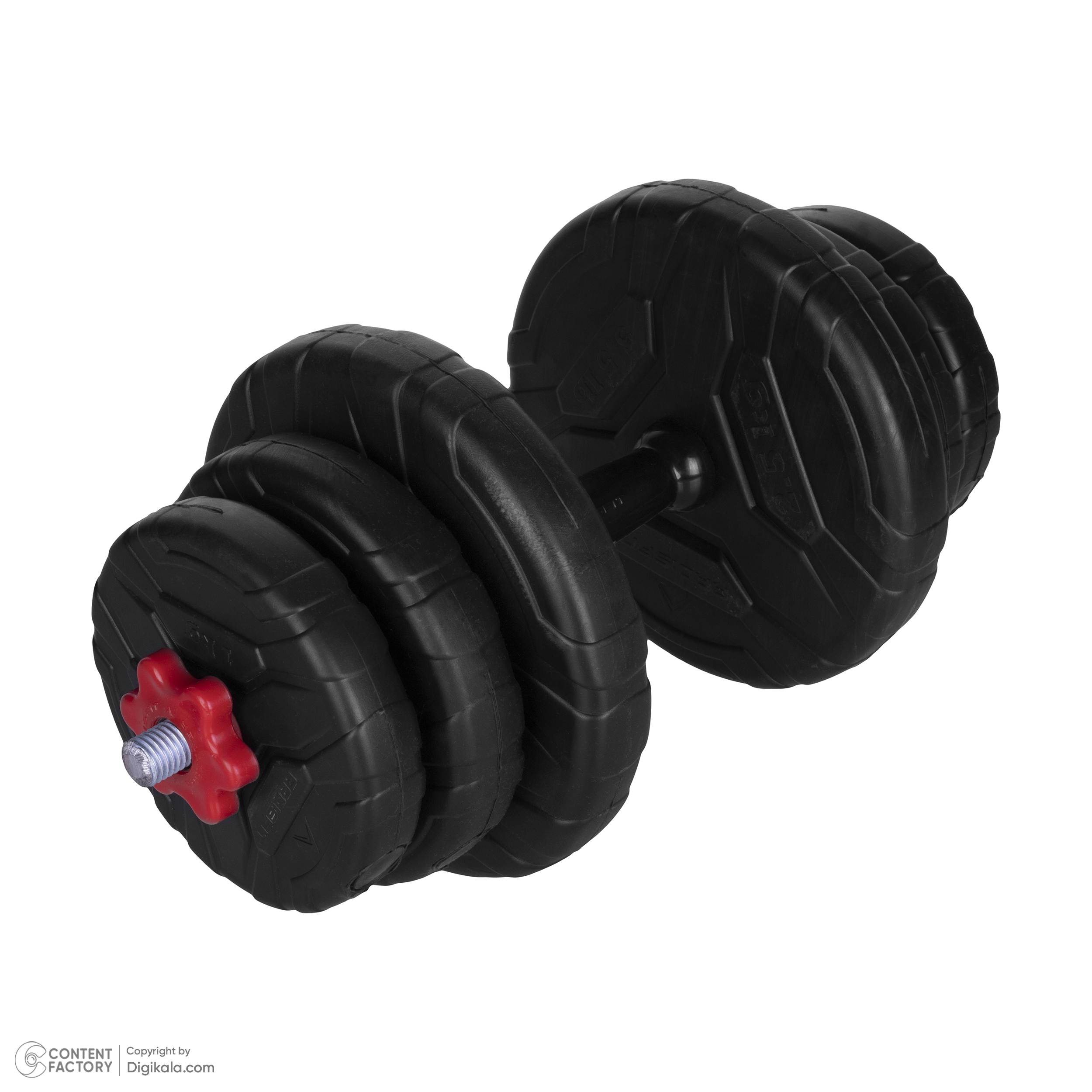 دمبل رادیس فیت مدل DVP-10mix1-v1 وزن 10 کیلوگرم بسته 2 عددی