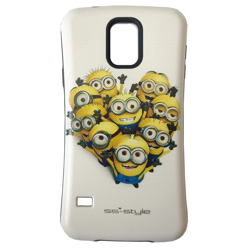 کاور مدل 360 درجه ضد ضربه کد 15-0 طرح مینیون ها مناسب برای گوشی موبایل سامسونگ Galaxy S5