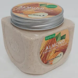 اسکراب لایه بردار پوست بدن وکالی مدل بادام مناسب انواع پوست حجم 350 میلی لیتر