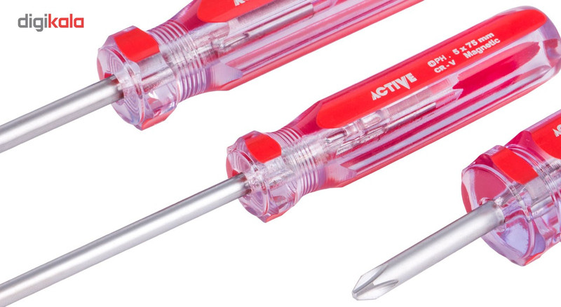 مجموعه 7 عددی پیچ گوشتی اکتیو مدل AC6372