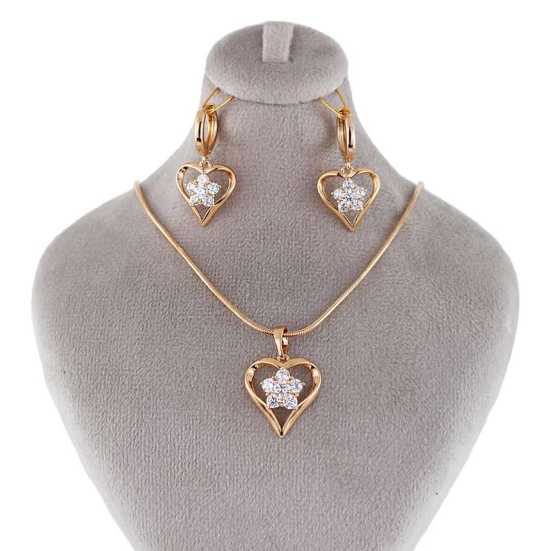 نیم ست زنانه ژوپینگ مدل قلب کد H178