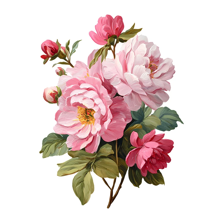 استیکر پارچه و لباس پاد آفرین مدل گل کد S5988