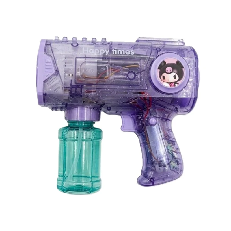 حباب ساز مدل تفنگی چراغدار شارژی طرح کرومی و دوستان کد KUROMI.GUN TRB