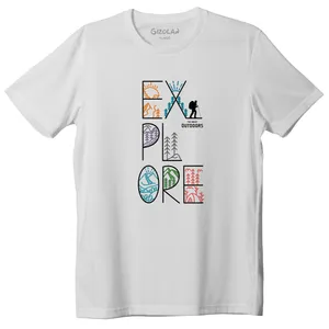 تی شرت آستین کوتاه مردانه مدل Explore Outdoor