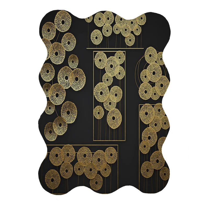 پادری مدل دالبر طرح کلاسیک کد 8891 سایز 80x110 سانتی متر 