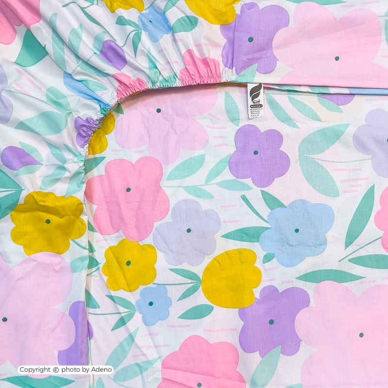 ملحفه کودک آدنو مدل آیدا کد FI31 یک نفره سایز 70x135 سانتی متر