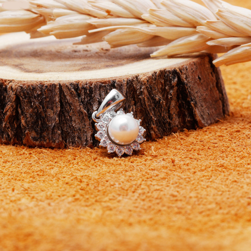 آویز گردنبند نقره زنانه مدل AMT_M044