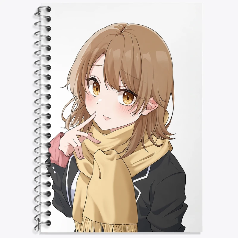 دفتر لغت 50 برگ خندالو طرح ایروها انیمه جوانی کمدی رومانتیک من کد 32523