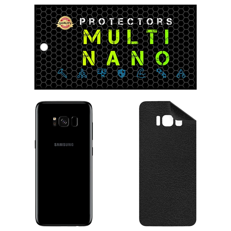 برچسب پوششی مولتی نانو طرح چرم مدل X-F1L مناسب برای گوشی موبایل سامسونگ Galaxy S8