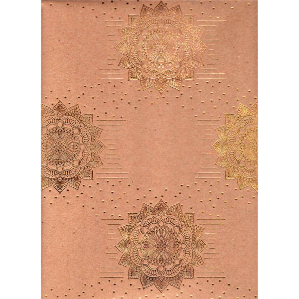 کاغذ کادو طرح ماندالا کد KH613 بسته 3 عددی