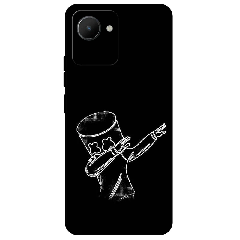 کاور مگافون طرح مارشملو مدل 1840 مناسب برای گوشی موبایل ریلمی C30 / C30s    