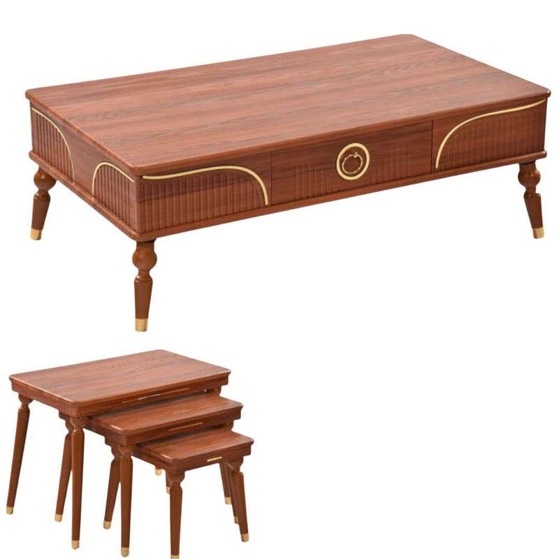 میزپذیرایی مدل لوکس کد G4040 مجموعه چهار عددی