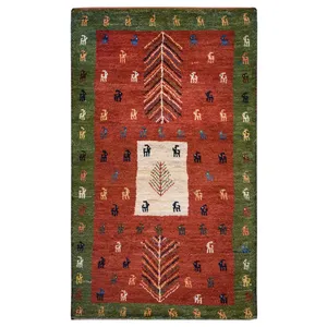 گبه دستبافت یک متری بیات کد BT-256455