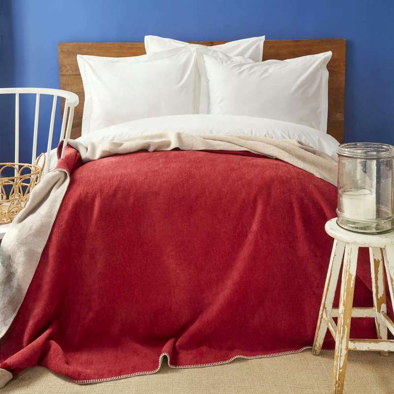  پتو کاراجا هوم مدل دو رو Nautica Home Jetty تک نفره سایز 150×200 سانتی متر