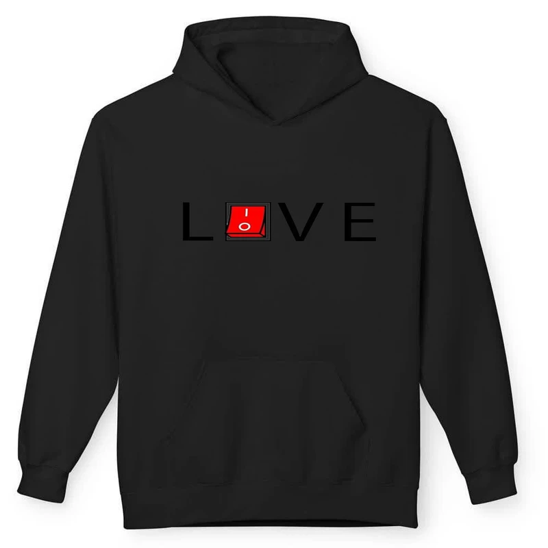 هودی مردانه پاد آفرین مدل love کد 0156